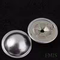 40mm Diameter White Polycap with Stainless-Steel Washer for 2.7 or 5mm pins
