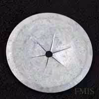 Small Round Speed Clips for 12-gauge Pins with star-shaped cuts