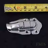 3in1 Zinc Plated Case Clips with measuring tape above.