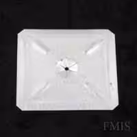 Small Rectangular Speed Clips for 12-gauge Pins with central hole.