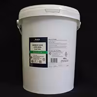Bucket of all-natural liquid hand sanitiser.