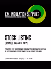 March 2026 stocklist