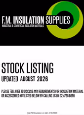 August 2026 stocklist